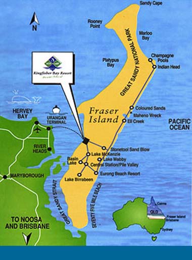 Pictures of Fraser Island Maps