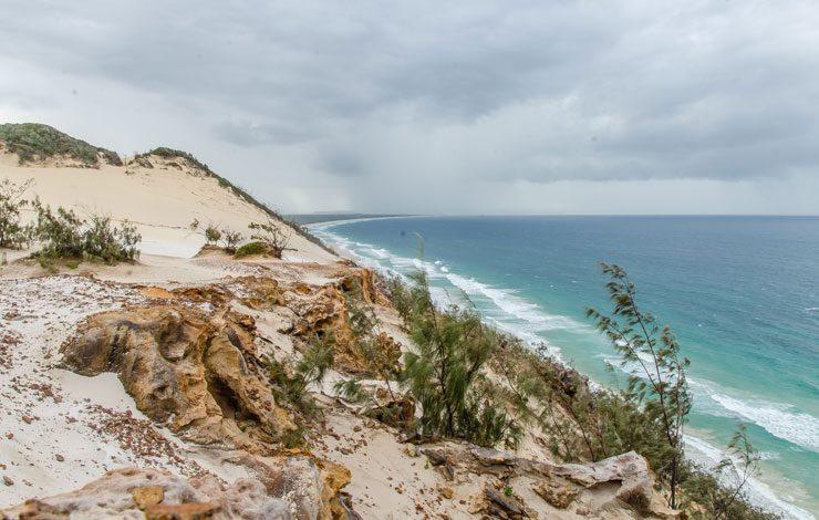 Carlo Sand Blow Rainbow Beach